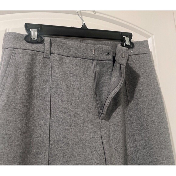 UNIQLO Women’s Gray Brushed Jersey Wide Pants Waist 30-31 inches Size L - Picture 8 of 9